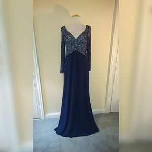 Beaded plus size dress